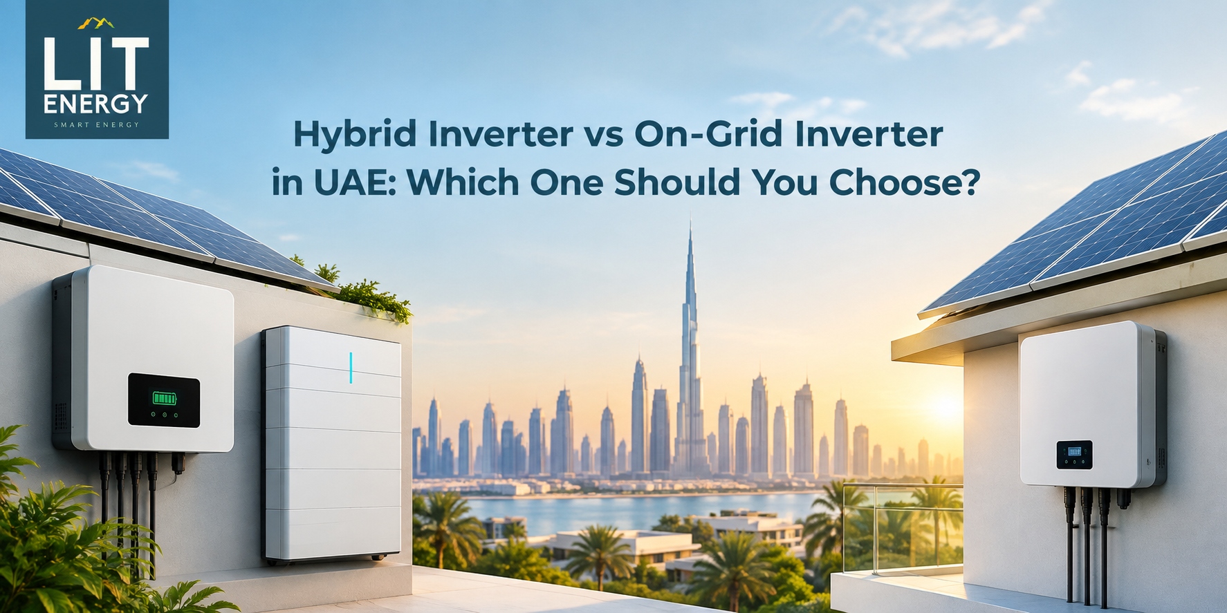 Hybrid Inverter vs On-Grid Inverter in UAE: Which One Should You Choose?